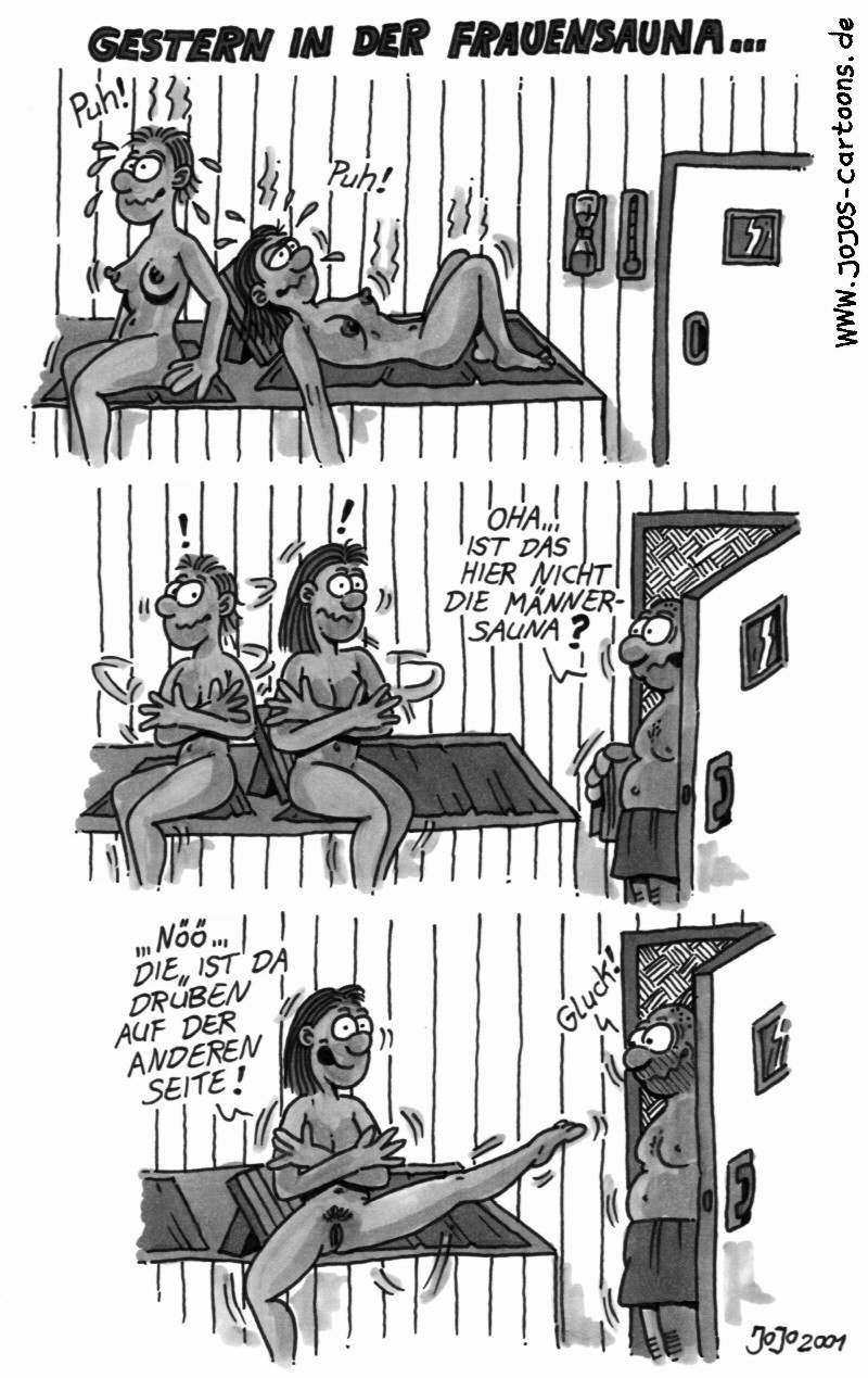 Sauna-Comic